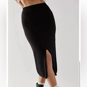 Free People Skyline Knit Midi Skirt